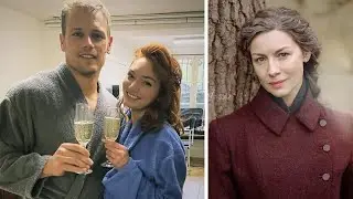 Sam Heughan TCND images, New Outlander Caitriona Balfe Promo + BTS Season 7 w John Bell & Izzy