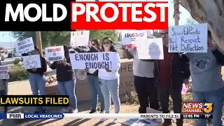 Parents Protest CVUSD over black mold exposure  KESQ News Channel 3