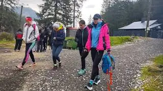 Walking on the territory of Red Lake in Bikaz Area ( Romania ) 