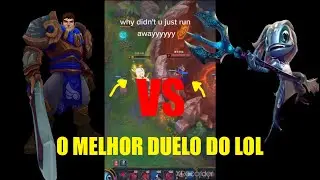 GAREN VS FIZZ QUE BATALHAAAAAAAAA #SHORTS #LOL