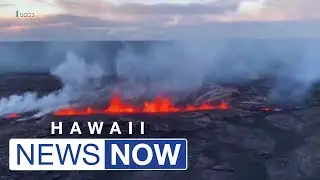 USGS lowers Kilauea alert level hours after &lsquo;sneaky&rsquo; eruption begins near summit caldera