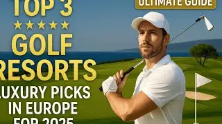 3 AMAZING Luxury Golf Hotels in Europe 2025 ⛳