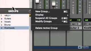 Pro Tools 10 113 : Pro Mixing Techniques - 15 Modifying a Group