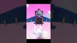 Candy Train Can Fly on the Sky #funny #cartoon #kids #funnymoment #shorts