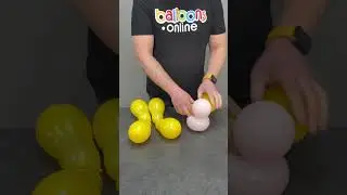 Balloon Yellow Flower #balloonideas #balloonart #balloontwisting