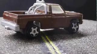 The Fall Guy Ertl GMC pickup truck short project