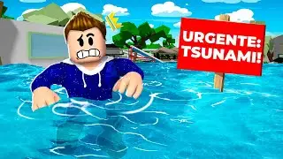 UN TSUNAMI DESTRUYE BROOKHAVEN! - ROBLOX