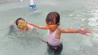 Main Air Dan Prosotan ,Berenang Dikolam Renang💕Alifa comel