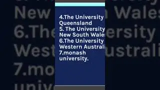 10 level 1 universities in Australia #pte2024 #pte #study