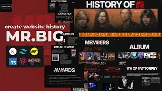 Create website history - MR.BIG | Next JS, Motion