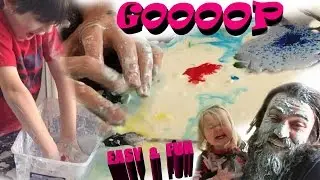 Oops - I just GOOPed myself! Fun/Easy DIY Goop. This Oobleck is wild! oceanhawk