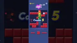 Day 25 of playing block blast every day #brazil #portugal #shorts #blockblast #daily #games #gaming