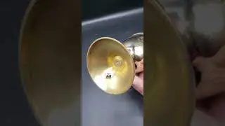 Brass Incense Burner with Engraved Wreath