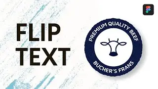 Flip Text | Graphic Design | Figma Tutorial