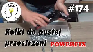 #174 - Zestaw metalowych kołków do pustych przestrzeni - Molly z zaciskarką Powerfix z Lidla