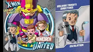 Marvel United Homebrew Play Through - The Sentinel Program: Bolivar Trask