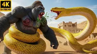 KING KONG vs GOLDEN TITANOBOA : A 60-Million-Year Battle | Mutant Snake Evolved