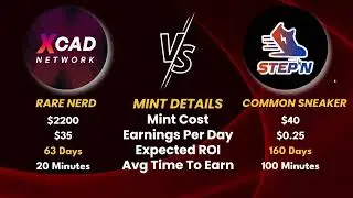 STEPN vs XCAD PLAY Area  - Earnings Review & Comparison (#Move2Earn vs #Watch2Earn)