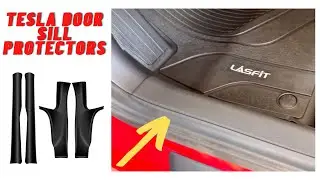 Tesla Model 3/Y Door Sill Protector - Must Have!! By LASFIT - PROMO CODE