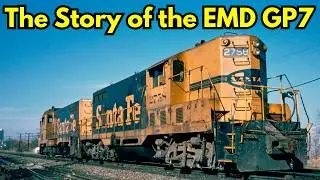 The Story of the EMD GP7 Locomotive - Discover the Diesel That Changed Everything #gp7 #usa #railway