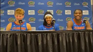 UF Players React to Win vs. FSU | Florida Gators Basketball