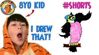 8yo Autistic Savant Draws - Birds of a Feather | Disney's Silly Symphonies #shorts