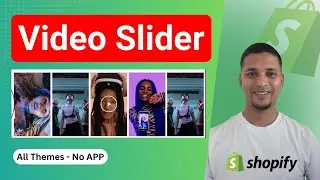 How to Add Video Carousel Slider Section in Shopify ✅ Any Themes - No APP