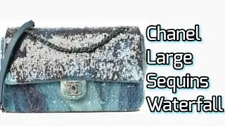 Chanel Large Sequins Waterfall Review. Pricing. What fits in my handbag.