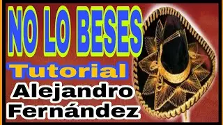 Como tocar NO LO BESES Tutorial Guitarra - ALEJANDRO FERNÁNDEZ