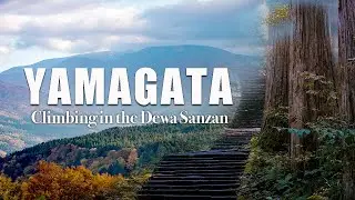 Climbing Mt. Haguro in the Dewa Sanzan, Yamagata, northern Japan