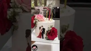 Romantic Cake Decorating Made Simple: Red & Pink Rose Edition #cake #rose #cakedecorating #romance