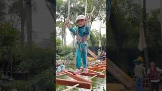 Outbound Anak TK #flyingfox #jembatan #anakmain #tangkapikan #anakkembarlucu