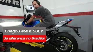 MP - It reached 30 HP more in Srad&atilde;o! What a difference! | Tracer 900GT, we start opening the eng...