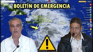 Bolet&iacute;n de emergencia medidas del gobierno por el paso de la Tormenta Tropical Melissa en RD!!!