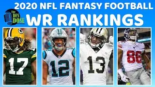 2020 Fantasy Football WR Rankings!