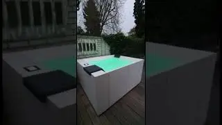 Design Minipool Outdoor Whirlpool Minimalista by Paolo Ferralli Mini Piscine Pool Spa Hot Tub