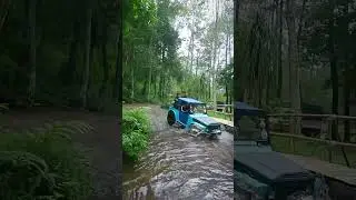 Wisata alam naik jeep di Coban Putri KWB