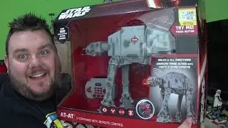 Star Wars AT-AT RC U-Command with Remote Control Electronic Vehicle Unboxing Review