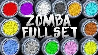 FULL ZOMBA SET SHOWCASE AND FULL OCTANE SET SHOWCASE BESIDES WHITE - Rocket league
