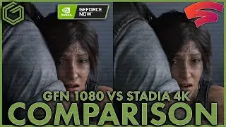 Geforce Now 1080p vs Stadia 4K - Shadow of the Tomb Raider - Chrome Browser Gameplay Comparison