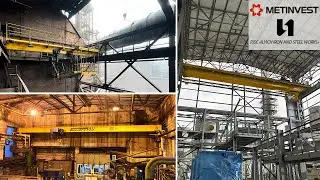 The largest metallurgical plant of Metinvest Group chooses Kyiv Crane Machinery Plant cranes