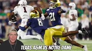Reaction to Texas A&M vs. Notre Dame | COLLEGE FOOTBALL HIGHLIGHTS | 9/13/2025