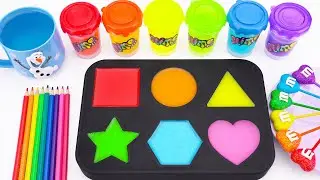 Satisfying Video DIY How To Make Rainbow Glitter Eggs Mix Colored STARS Slimes with Candies ASMR