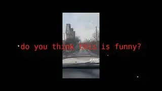 @EnforcerOfficial laughs as people flee Advika, Ukraine.