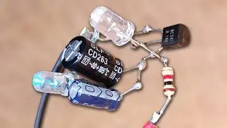 How To Make 3 LED Flasher Using Only 1 Transistor