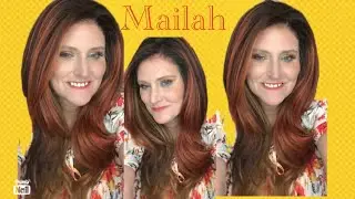 THIS COLOR IS 🔥 ||OUTRE PERFECT HAIRLINE MAILAH Wig Review|13X6|Synthetic|DRMC2/GINGER TOFFEE