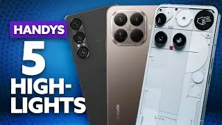 Smartphones 2025: F&uuml;nf Highlights nach &uuml;ber 30 Tests
