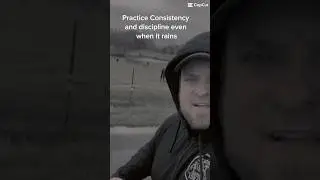 Consistency 🏃&zwj;♂️ run in the rain!🌧️