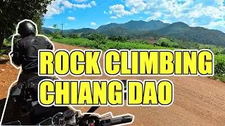 First Time Rock Climbing in Chiang Dao | Triumph Street Triple 675 Adventure [4K]