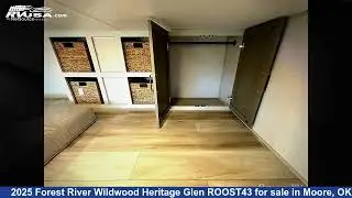 Magnificent 2025 Forest River Wildwood Heritage Glen Fifth Wheel RV For Sale in Moore, OK